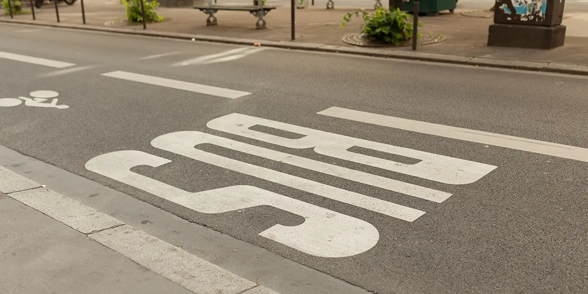 amende circulation voie de bus